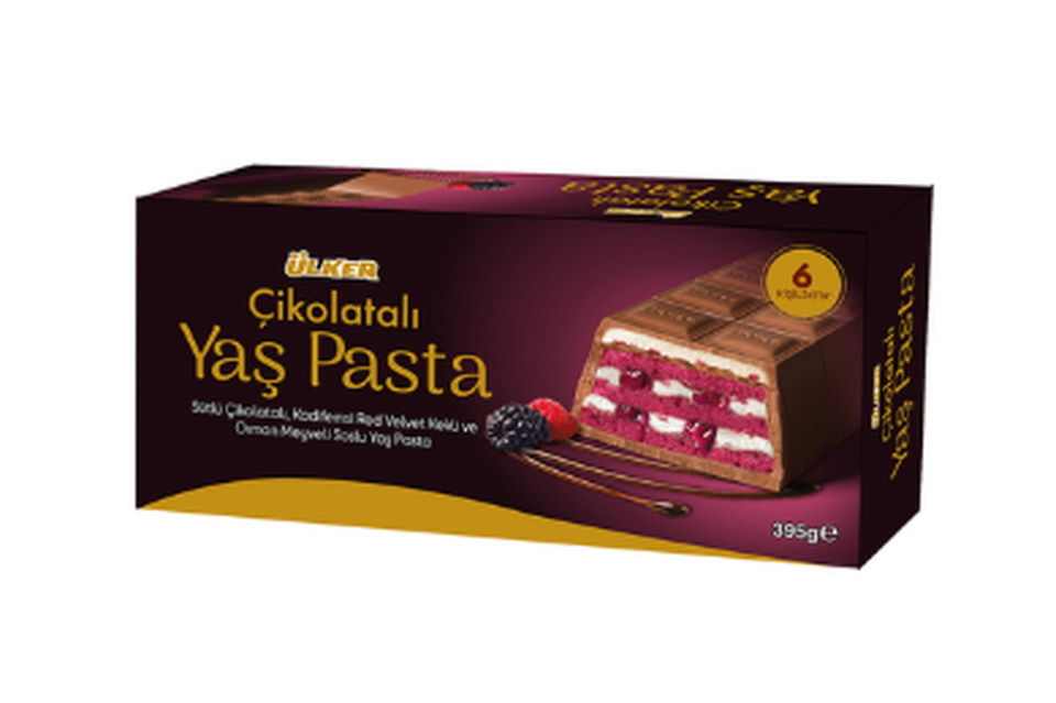ÜLKER YAŞ PASTA 395 GR-ORMAN MEYVELİ